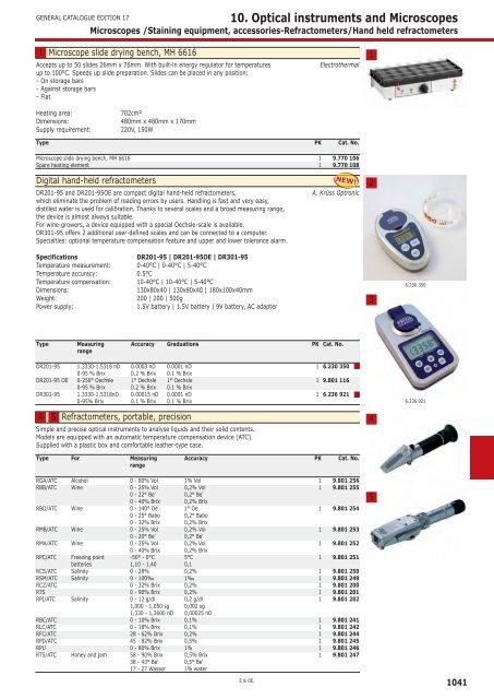 Refractometers