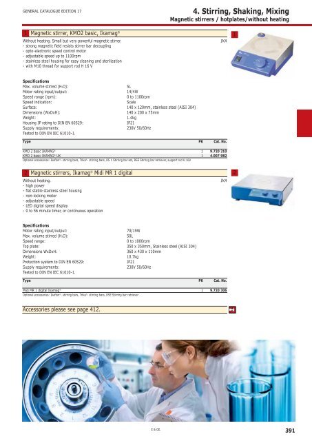 Magnetic stirrers / hotplates