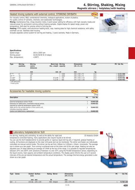 Magnetic stirrers / hotplates