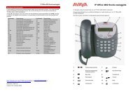 IP Office 4602 Snelle-naslaggids - Avaya