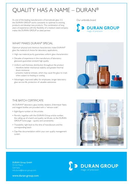 DURAN 25 851 2X Filter Crucible 30 ml Capacity Pack of 10