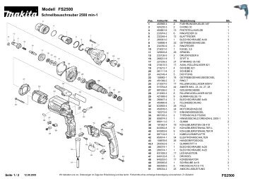Ersatzteile - Makita