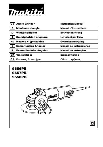 9556PB 9557PB 9558PB - Makita