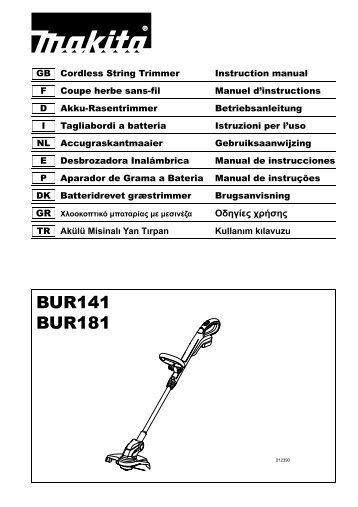 BUR141 BUR181 - Makita