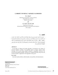 lambert universal variable algorithm - Arabian Journal for Science ...