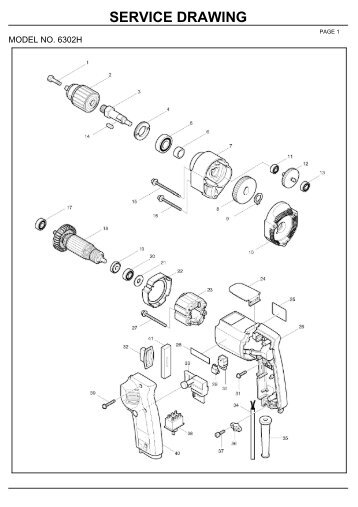 Makita Service Information