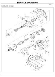 Makita Service Information