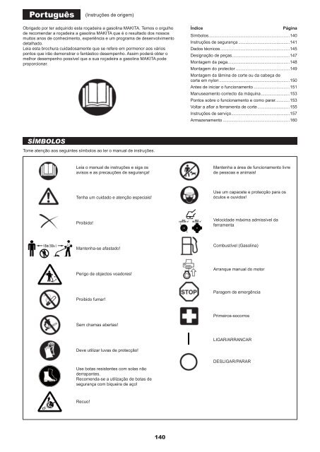 Original Instruction Manual Instructions d'emploi d'origine ... - Makita