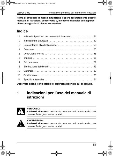 Instrucciones de uso - Waeco