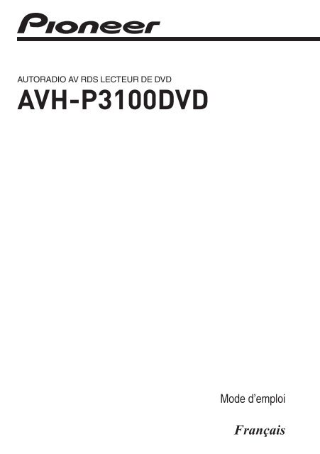 AVH-P3100DVD - Norauto