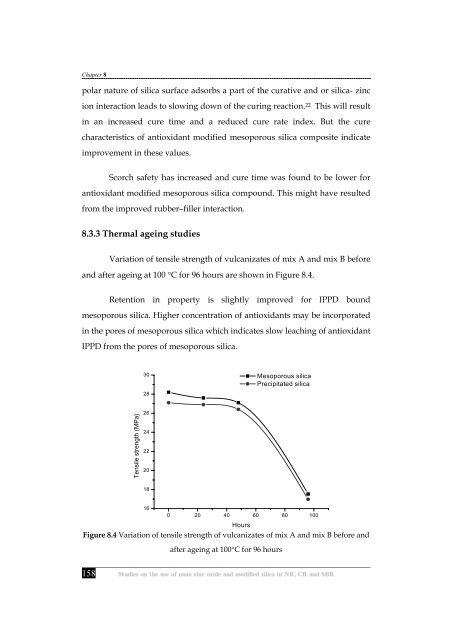 Studies on the use of nano zinc oxide and modified silica in NR, CR ...