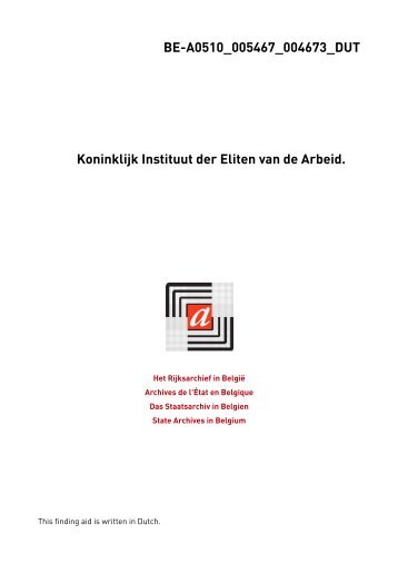 Koninklijk Instituut der Eliten van de Arbeid van België.