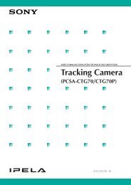 Tracking Camera (PCSA-CTG70/CTG70P)