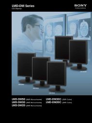 LMD-DM Series - Sony of Canada | Professional Solutions