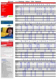 Fahrplan Hamburg ? Uelzen ? Celle ? Hannover 110 - Evb-service.de