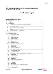 Tarifbestimmungen - Evb-service.de