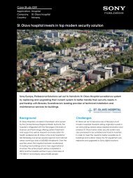 St. Olaves hospital invents in modern security solution - Sony of ...