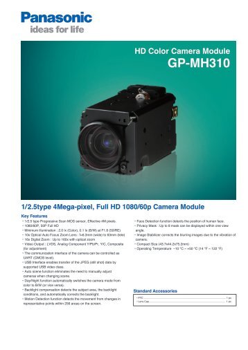 GP-MH310 - Panasonic Business