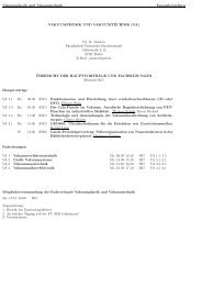 Fachverband Vakuumphysik und Vakuumtechnik - DPG-Tagungen