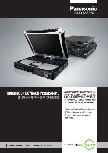 TOUGHBOOK BUYBACK PROGRAMME - Panasonic Business