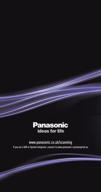 PANASONIC DOCUMENT SCANNER - Panasonic Business