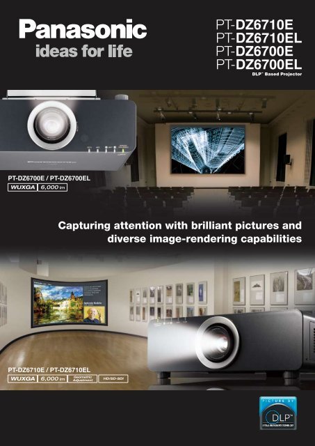 PT-DZ6710 leaflet EN - Panasonic Business PT-DZ6710 leaflet EN - Panasonic Business