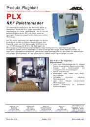 PLX RX7 Palettenlader - Anca