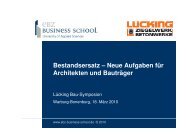 (Microsoft PowerPoint - Bestandsersatz L\374cking ... - Luecking.de