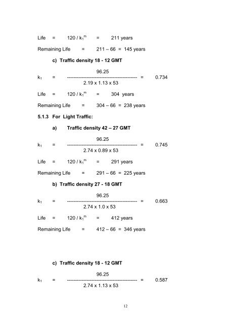 ASSESSMENT OF RESIDUAL LIFE OF GIRDERS OF BRIDGE No