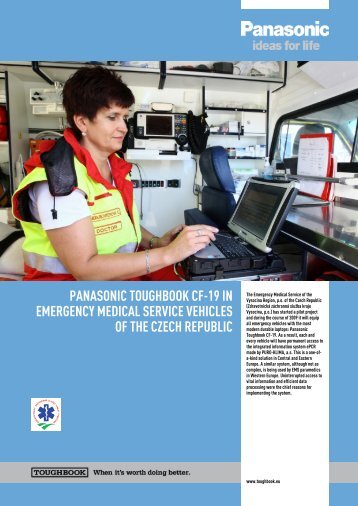 Panasonic Toughbook CF-19 in Emergency Medical Service vehicles