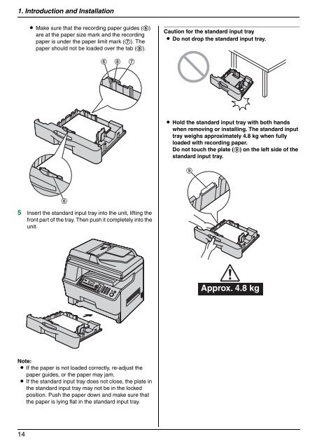 Operating Instructions - Panasonic Business