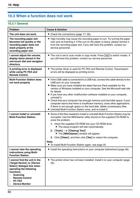 Operating Instructions - Panasonic Business