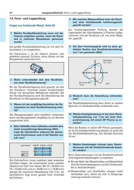 Prüfungsbuch Metall