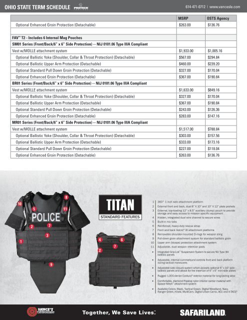 PRICE LIST