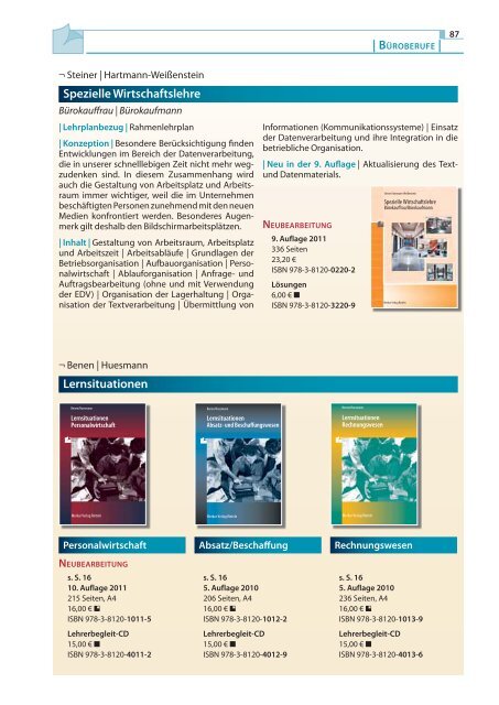 Merkur Verlag Programm 2012