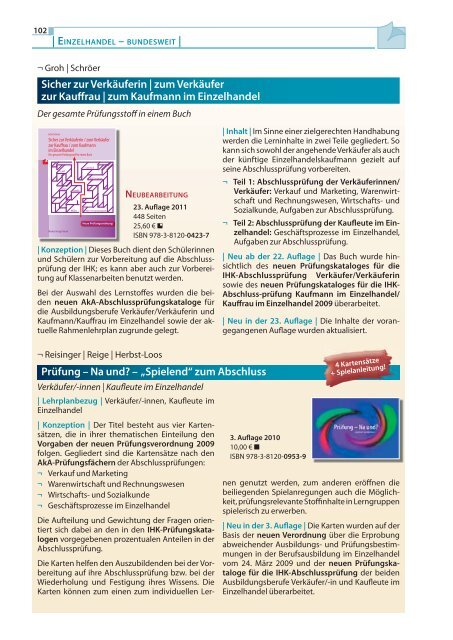 Merkur Verlag Programm 2012