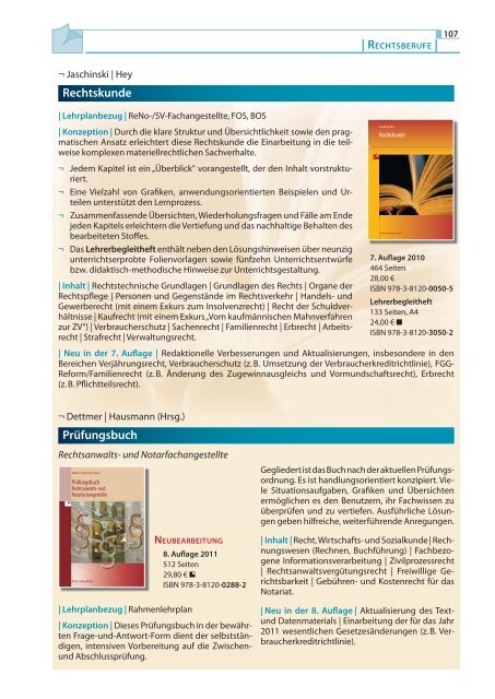 Merkur Verlag Programm 2012