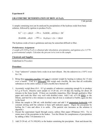gravimetric determination of calcium This feature is not available right now please try again later. gravimetric determination of calcium This feature is not available right now please try again later.
