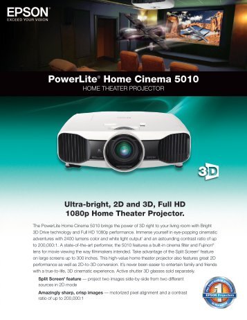 PowerLite® Home Cinema 5010 - One Call