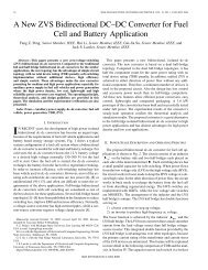 A New ZVS Bidirectional DC–DC Converter for Fuel Cell and Battery ...