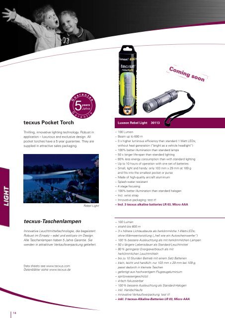 Product range Lieferprogramm 2009 - Wentronic