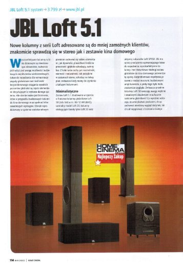 JBL Loft 5.1 - RMS.pl