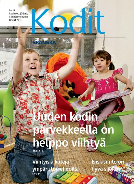 Uuden kodin parvekkeella on helppo viihtyä - Skanska