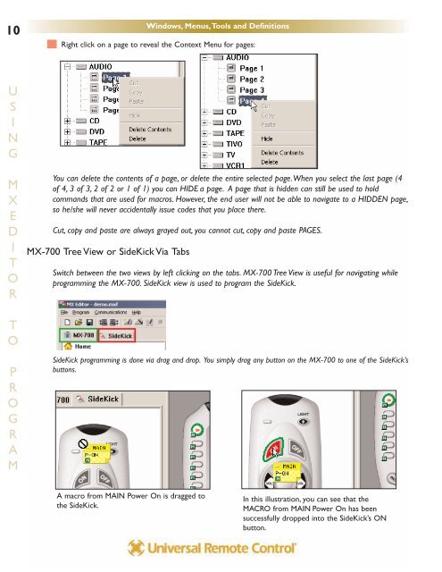 MXEditor Programming Manual - One Call