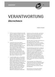 Verantwortung übernehmen - Wörnersberger Anker