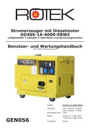 Generator Gd4w 3 012kw Ebw Wassergekuhlt Inkl Rotek