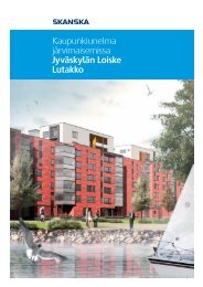 Kaupunkiunelma järvimaisemissa Jyväskylän Loiske Lutakko