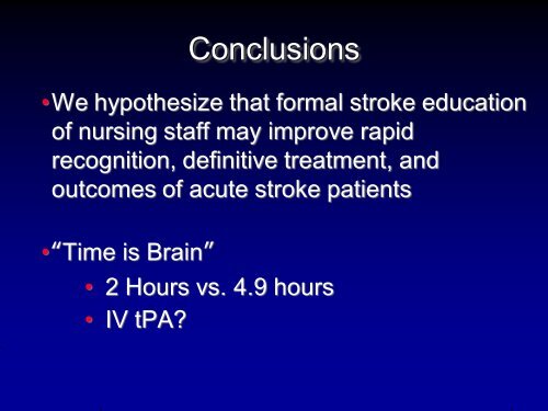 Nurses Activate Inpatient Stroke Alerts Faster than Physicians and ...