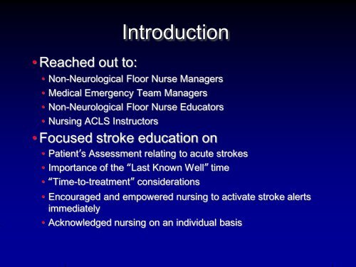 Nurses Activate Inpatient Stroke Alerts Faster than Physicians and ...