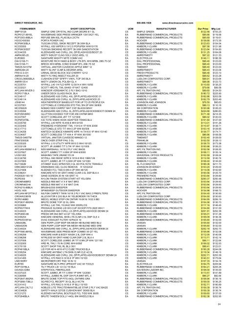 Direct ResourcePricelist01012011